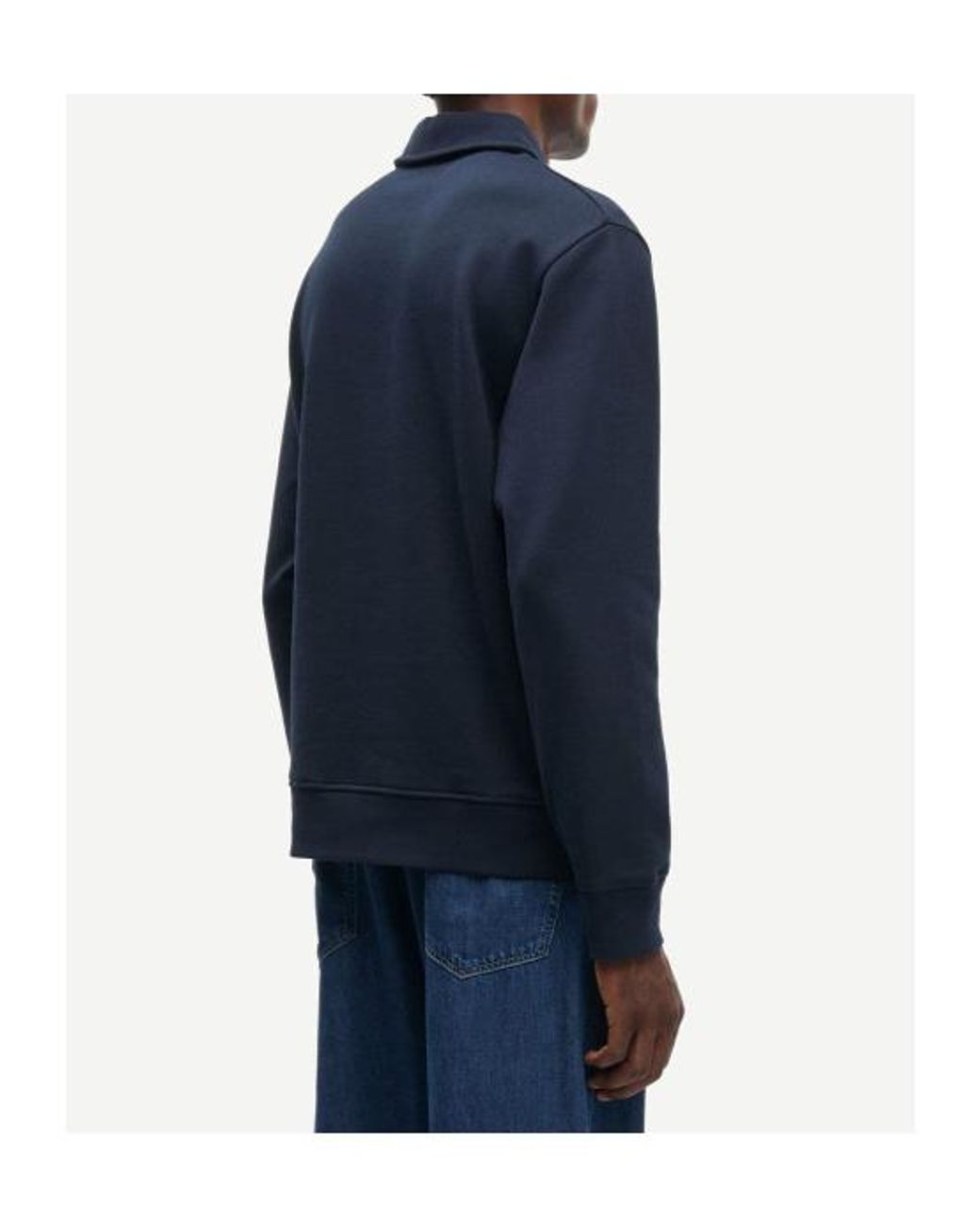 Samsøe & Samsøe Blue Samsøe Samsøe Samarcel Polo Knitted Sweater for men