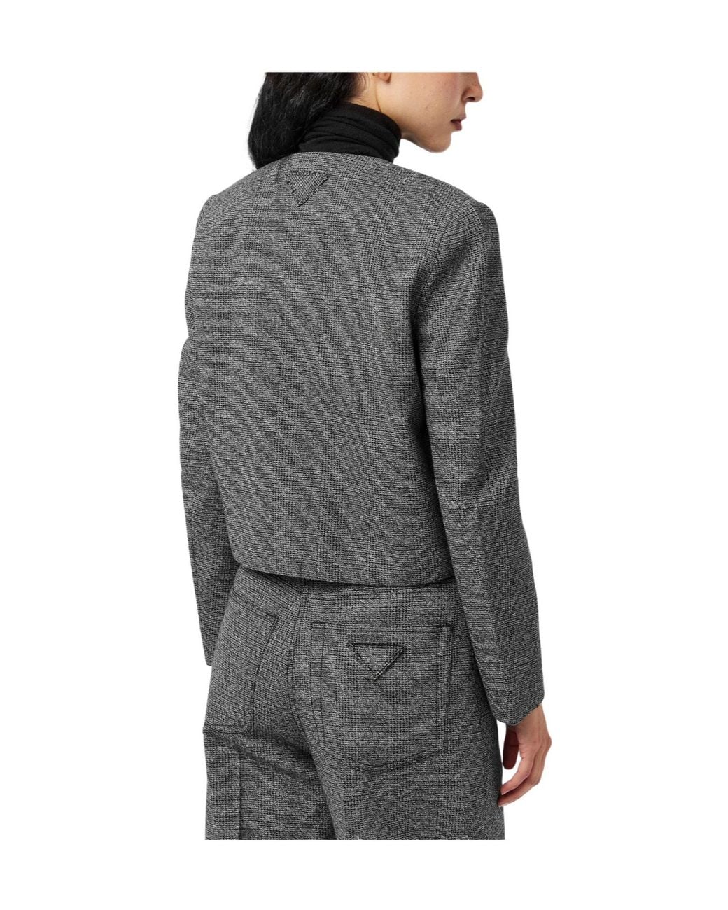 Prada Gray Stylish And Minimalist Suit Jacket