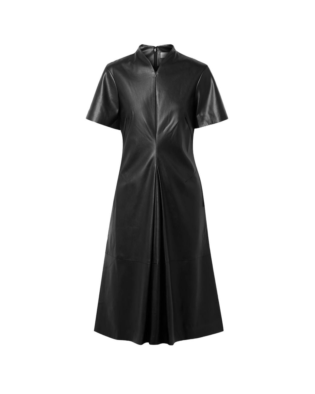 Proenza Schouler Black Short-Sleeved Ruffle Dress