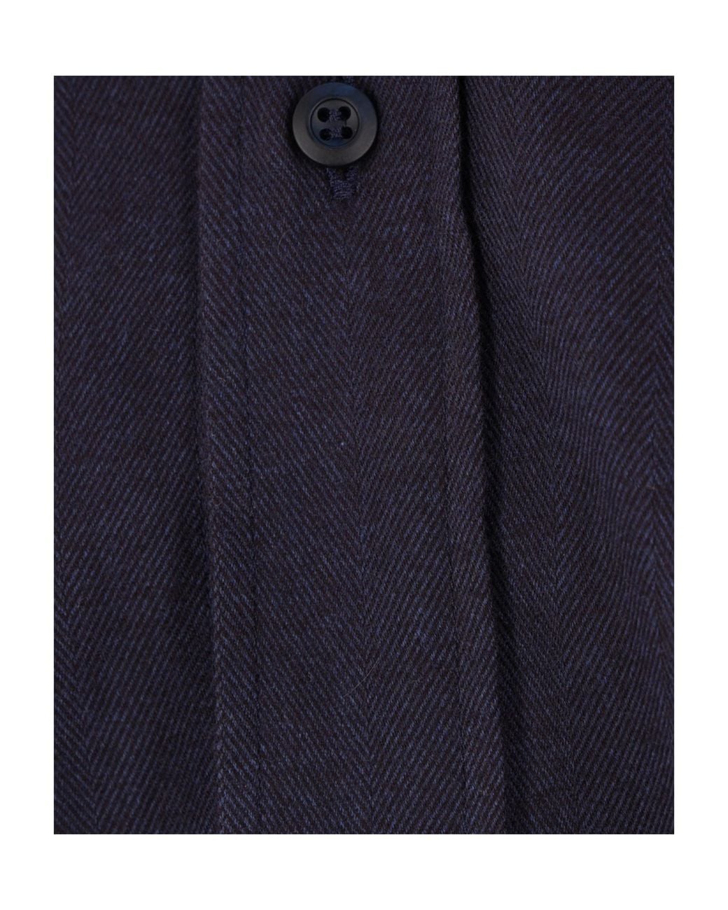 Brunello Cucinelli Blue Long-Sleeved Buttoned Shirt for men