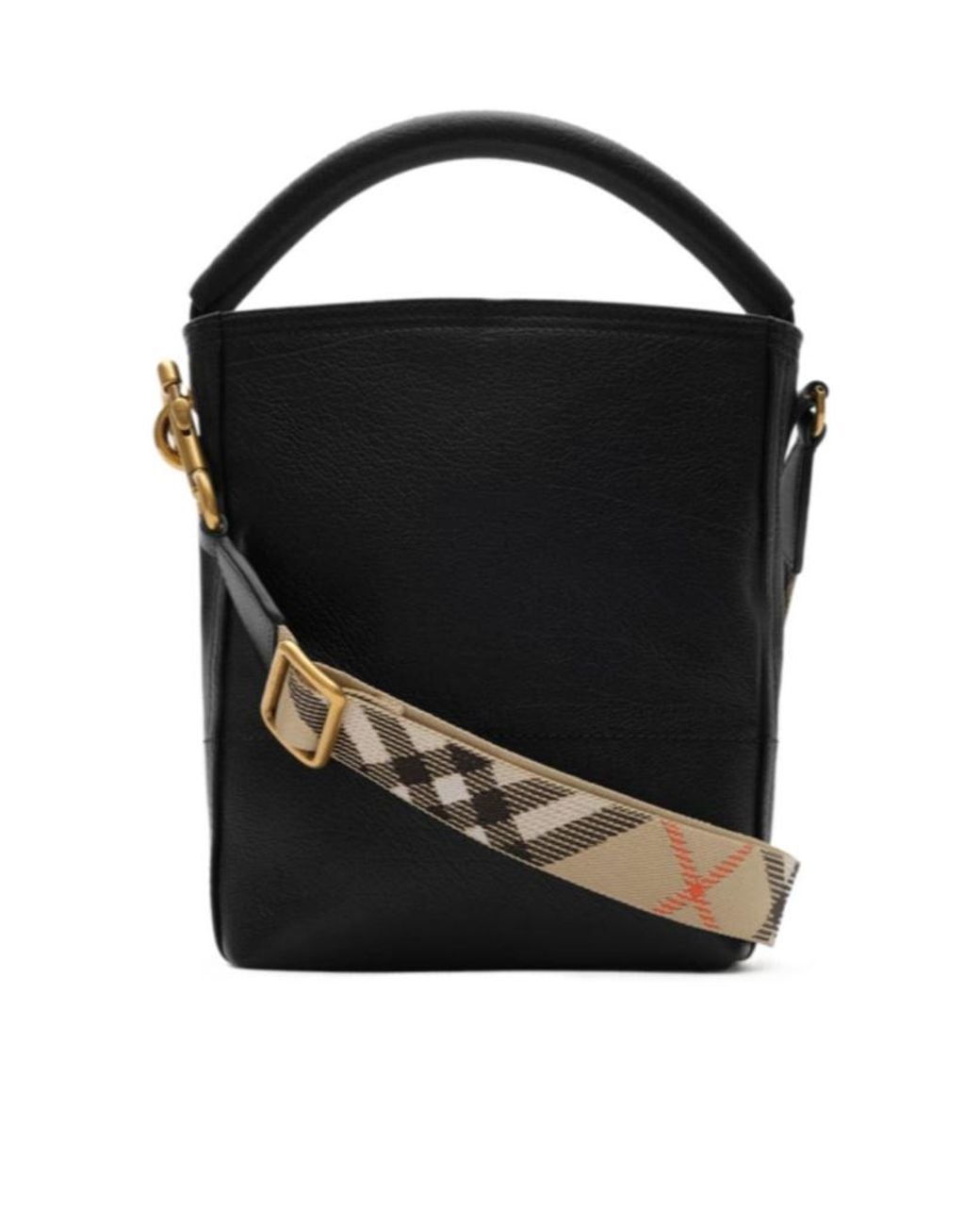 Burberry Black Mini B Clip Bucket Bag