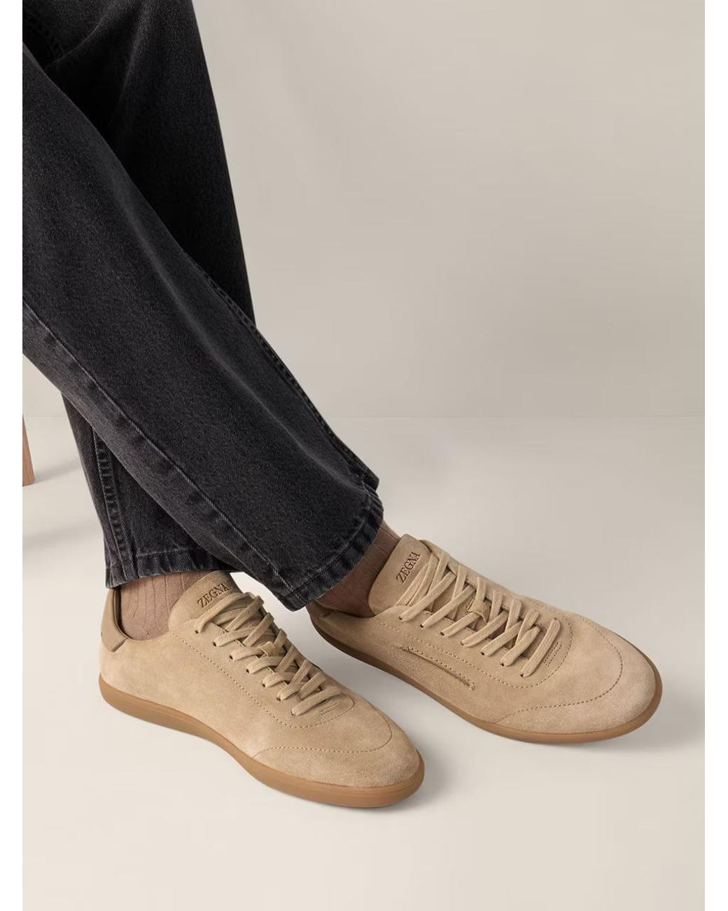 Zegna Brown 232 Low-Top Sneakers for men