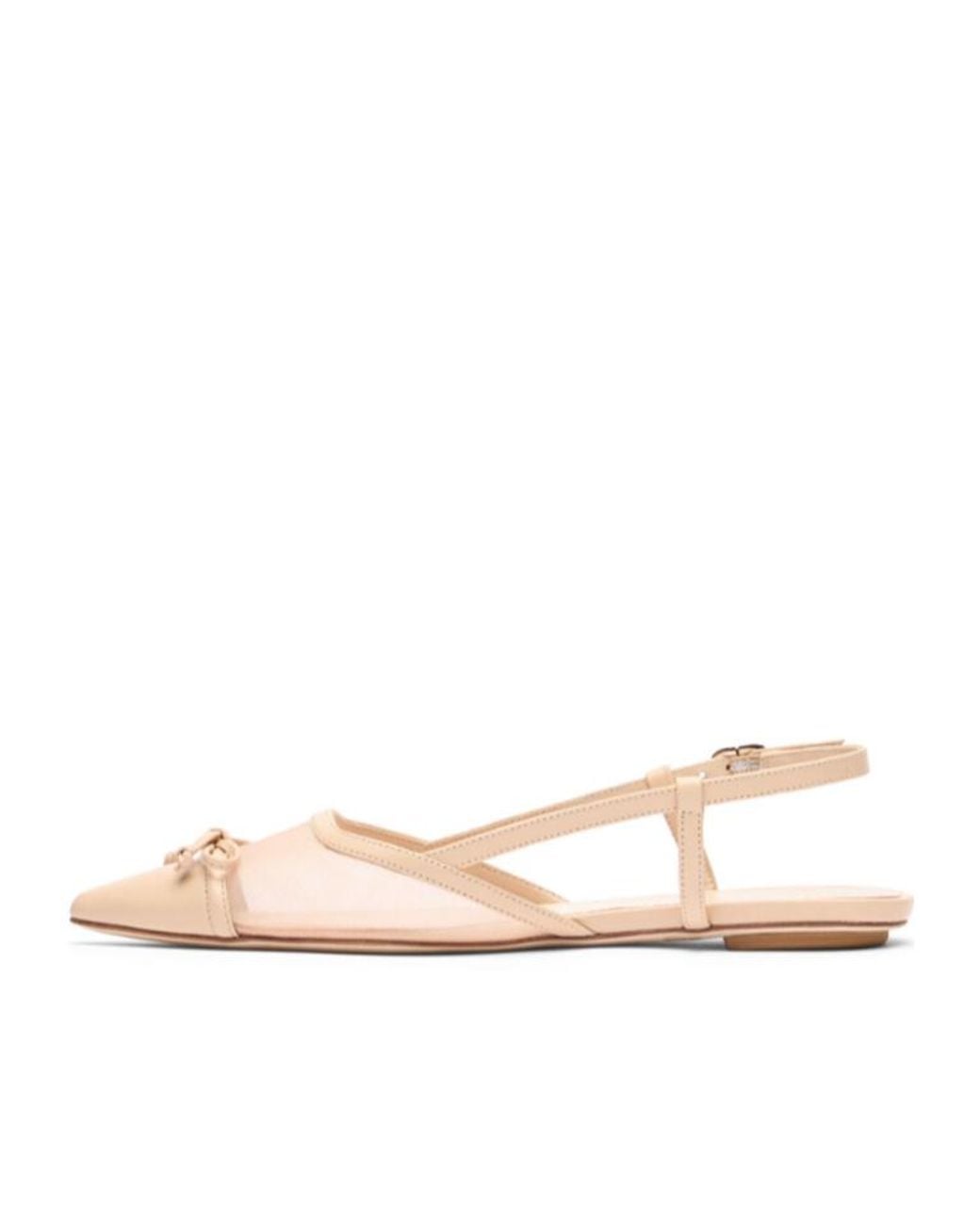 Stuart Weitzman Natural Kitty Slingback