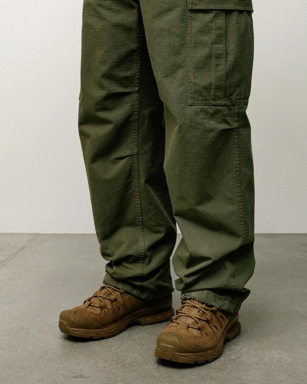 Stussy Green Stüssy Ripstop Cargo Pants for men