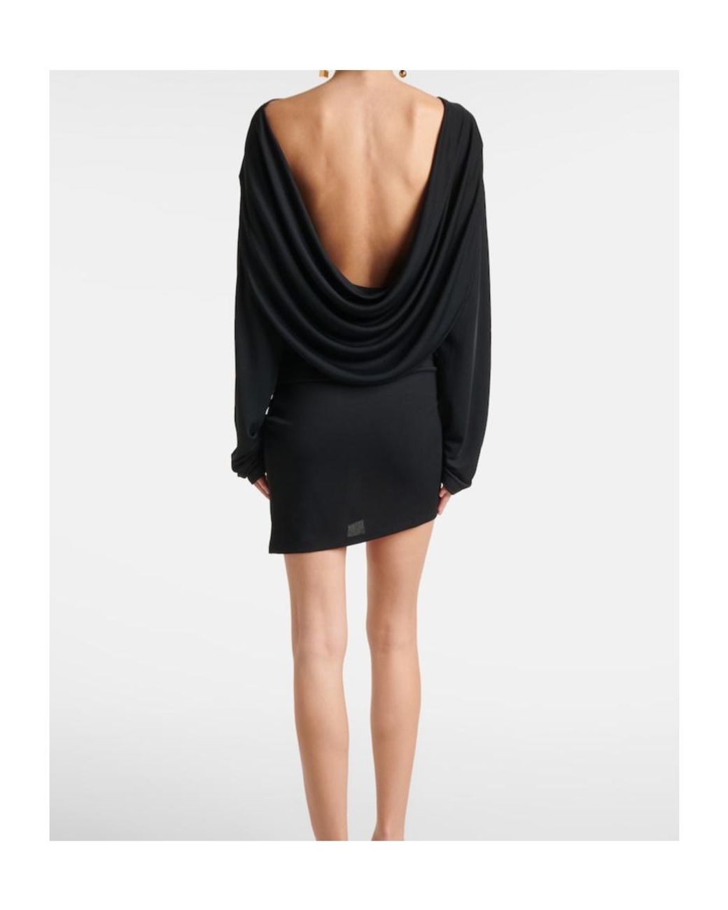 Jacquemus Black Long-Sleeved Dress