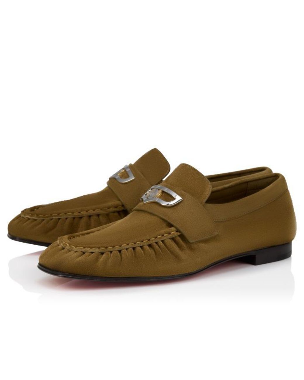 Christian Louboutin Brown Mocallista Loafer