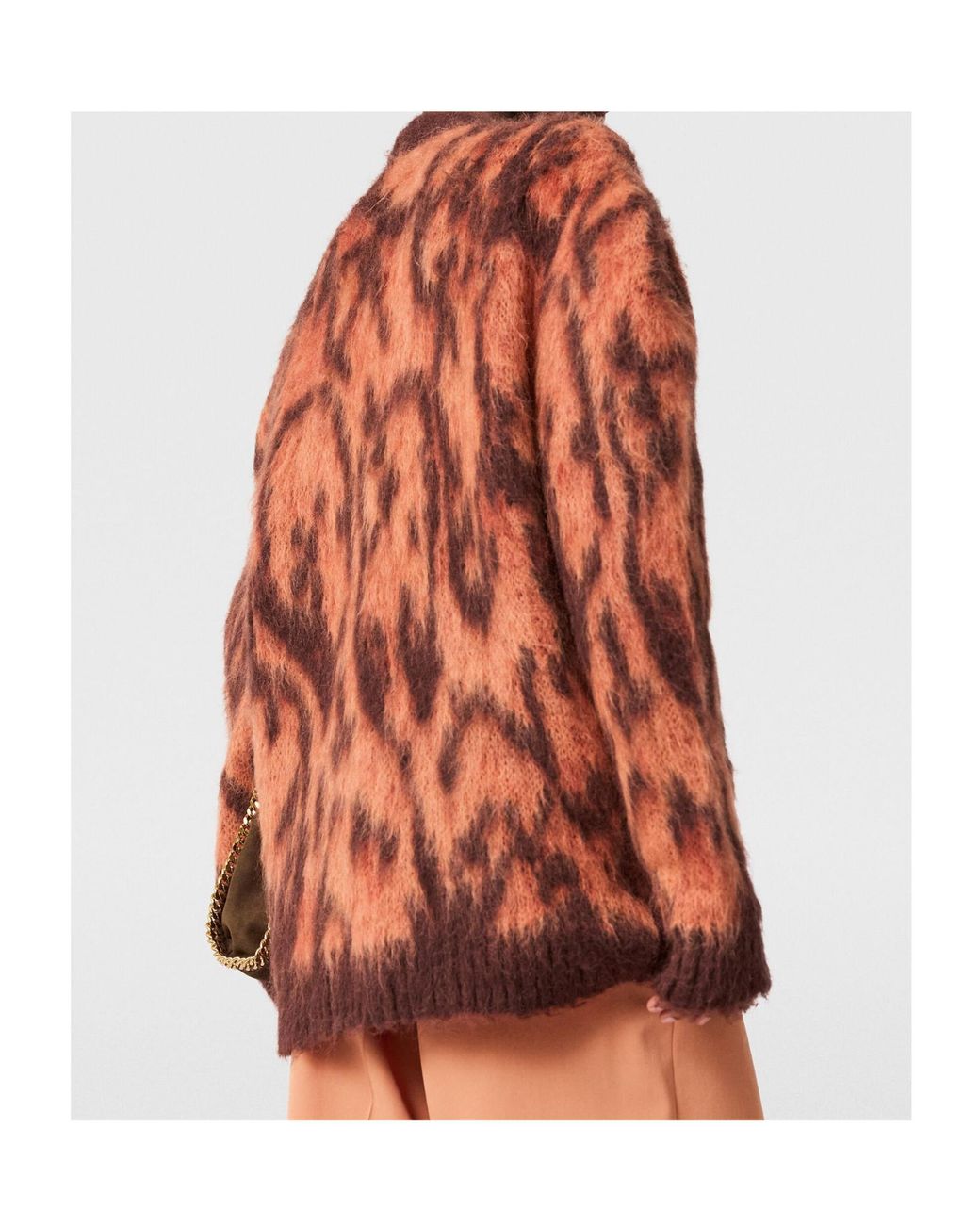 Stella McCartney Orange ステラ マッカートニー クラウド Vネック カーディガン