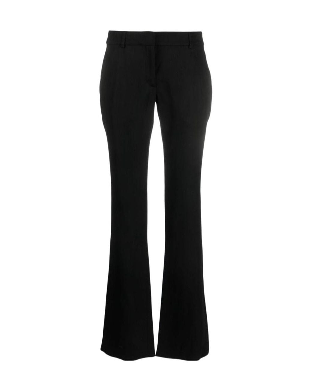 Acne Black Leg Slits Tailored Pants