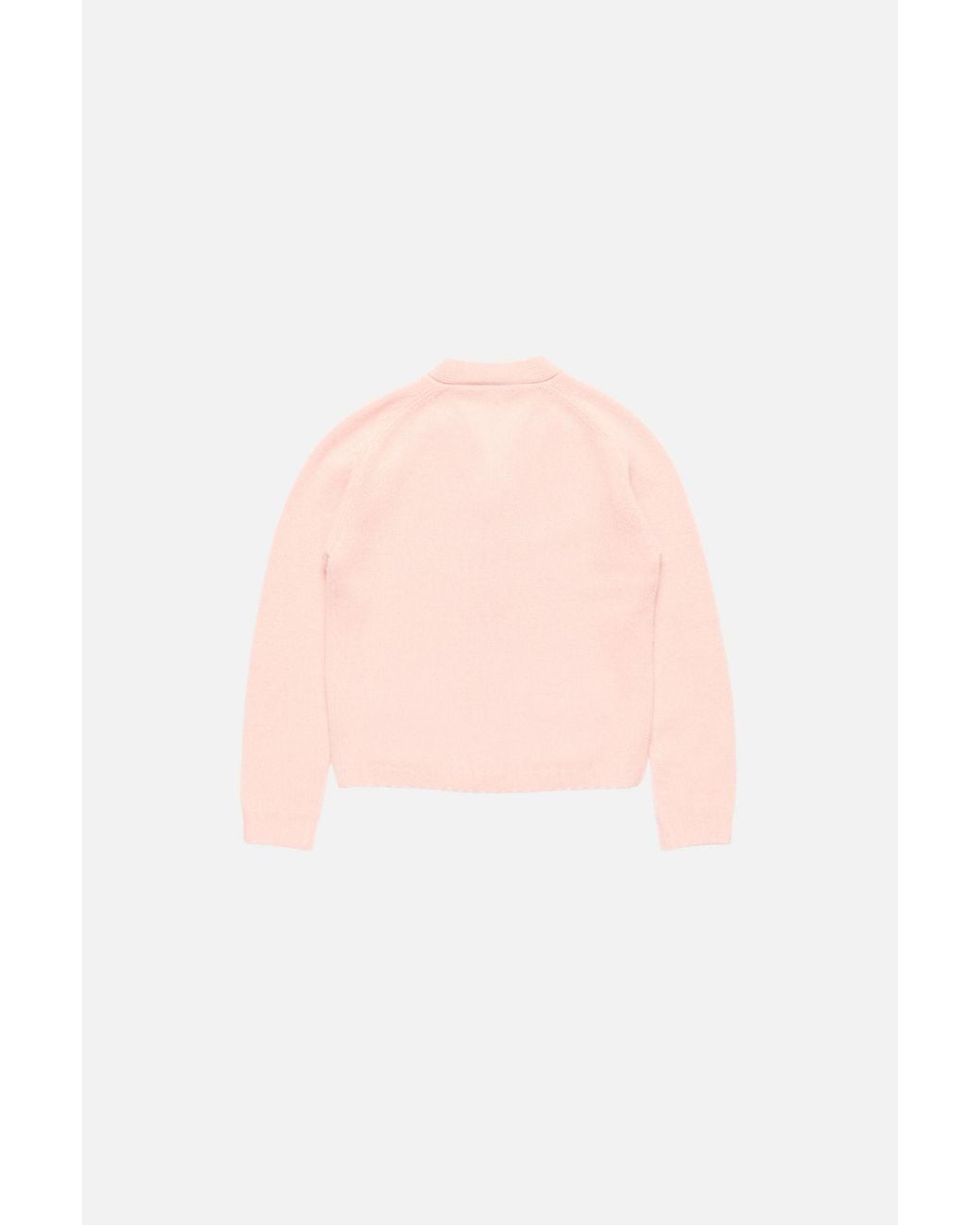 Acne Pink Cashmere V-Neck Cardigan