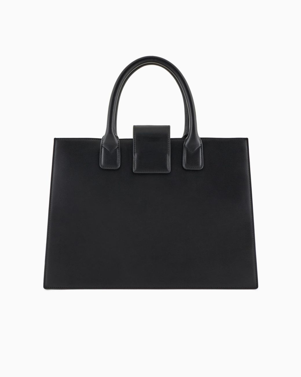 ARMANI EXCHANGE Black Top Handle Tote Bag