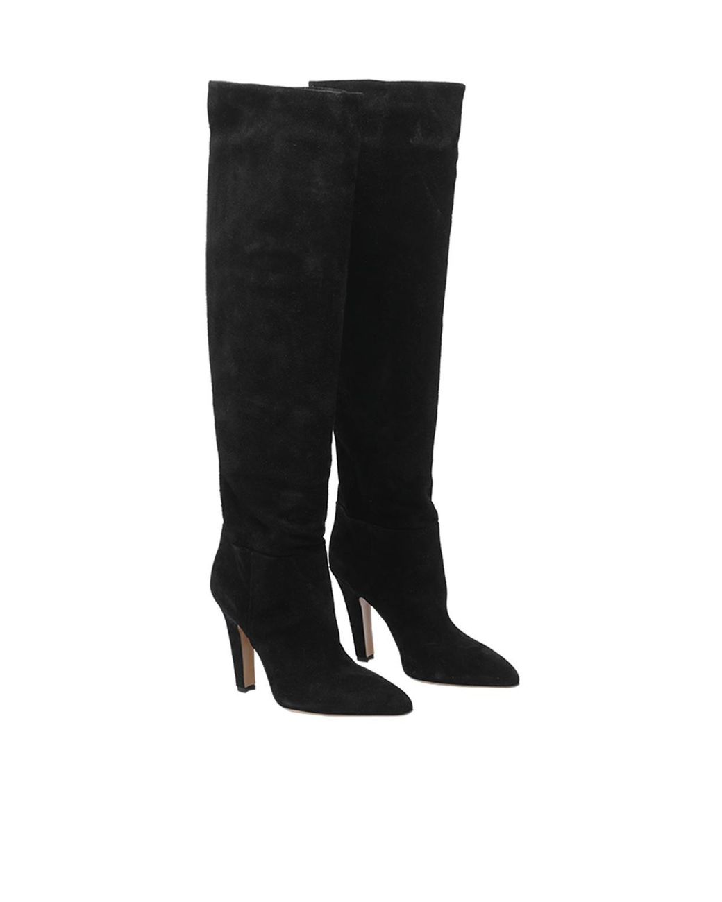 Paris Texas Black Elsa Over The Knee Boots