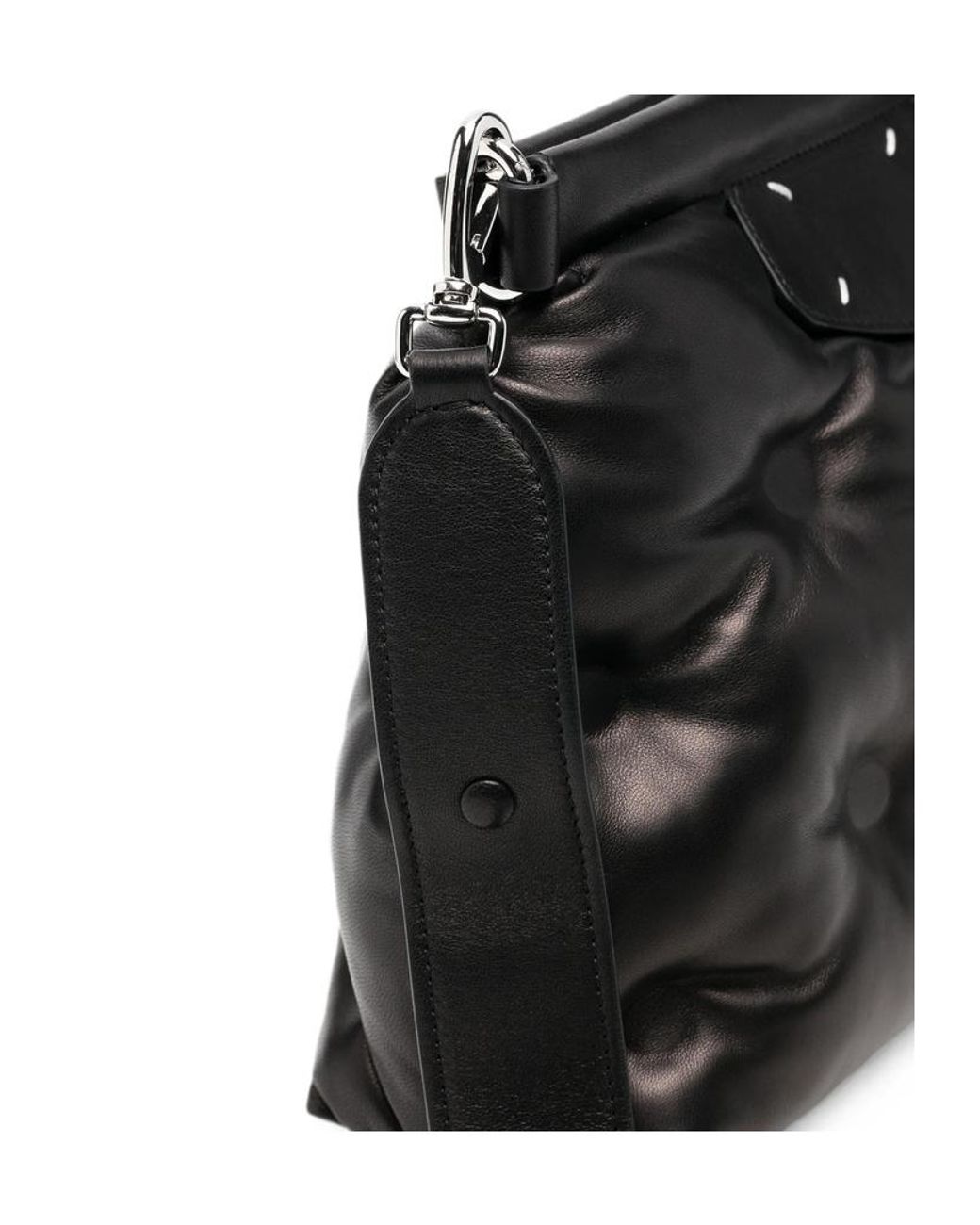 Maison Margiela Black Glam Slam Classique Small Clutch Bag