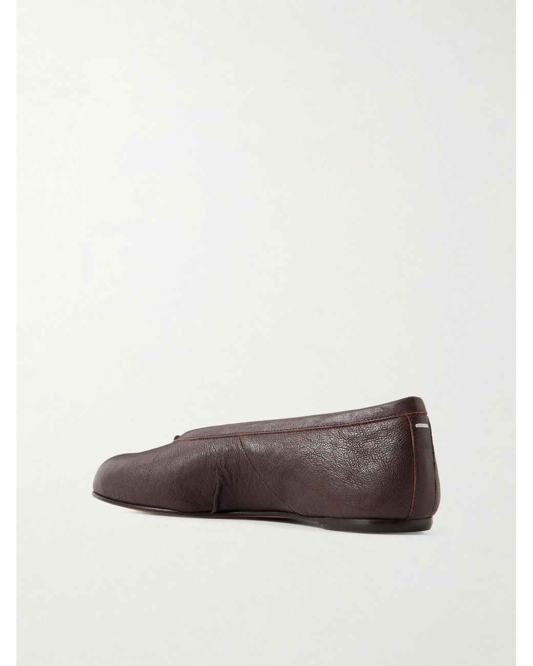 Maison Margiela Brown Tabi Ballet Flats