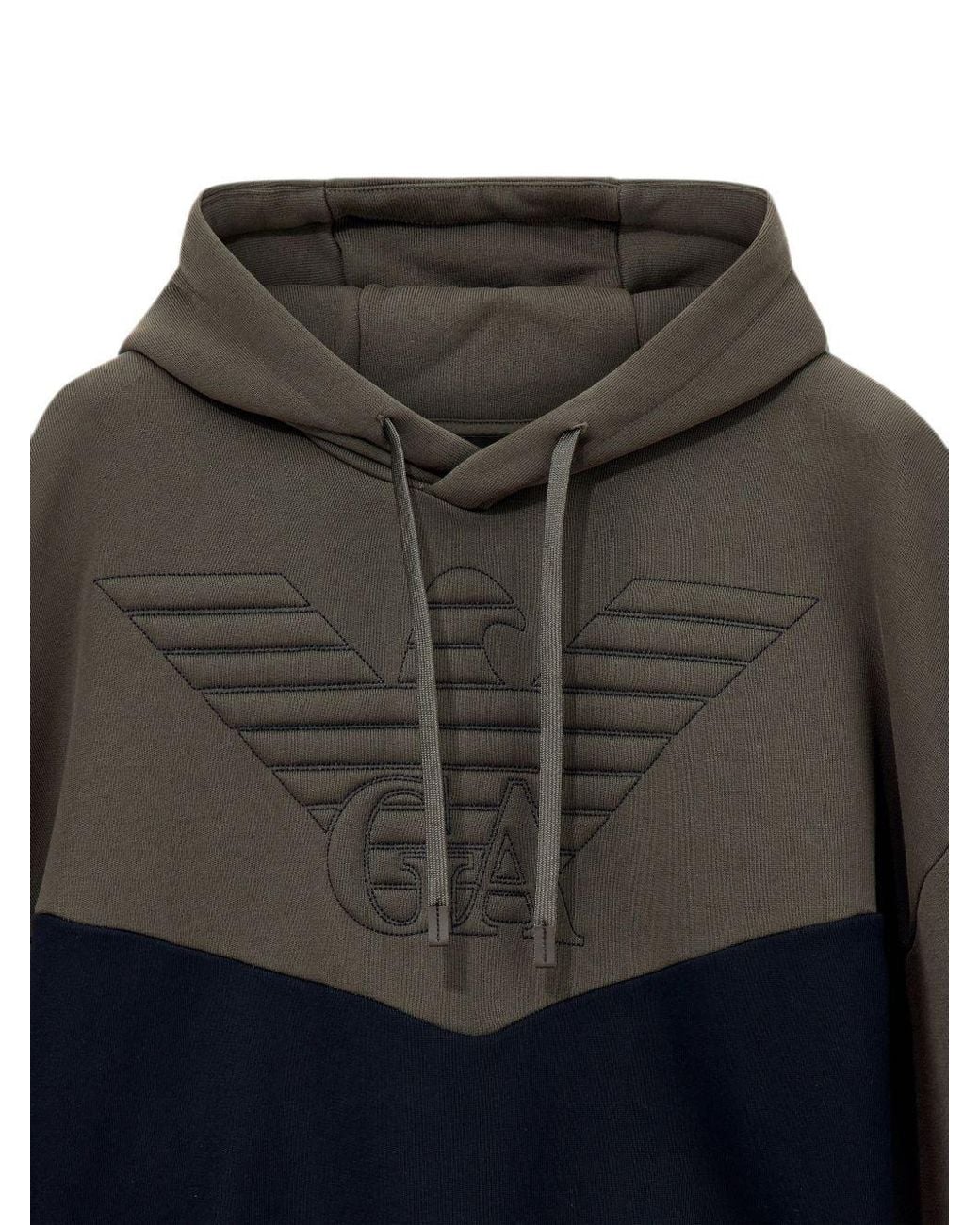Emporio Armani Gray Long-Sleeve Sweatshirt for men