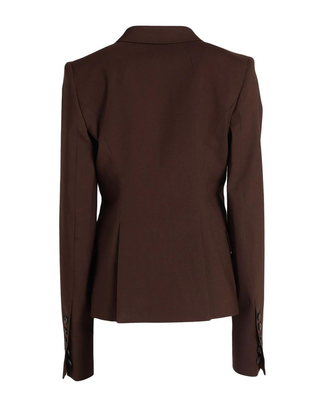 Rick Owens Brown Simple Single- Blazer