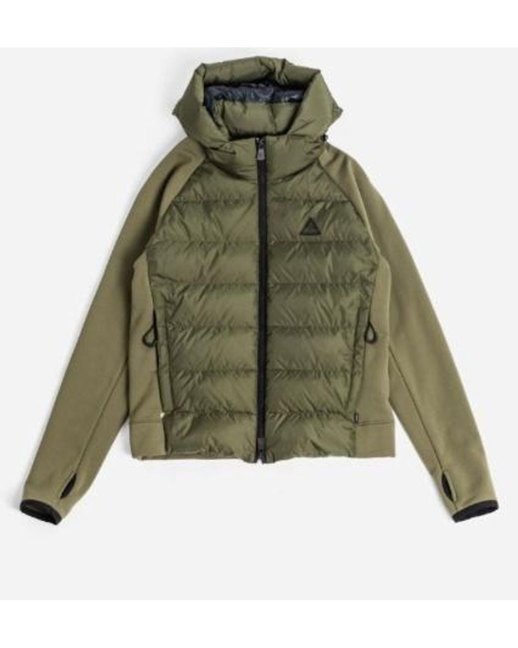 Moncler Green Polartec Zip-Up Casual Jacket for men
