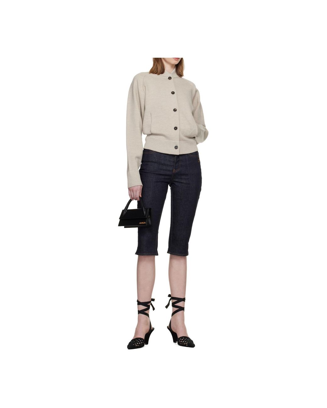Jacquemus Natural The Lavande Cardigan