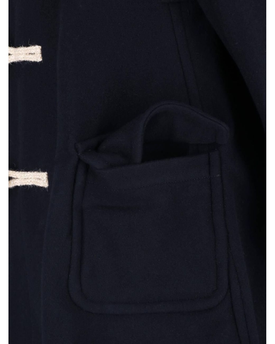 Comme des Garçons Blue Single-Breasted Coat