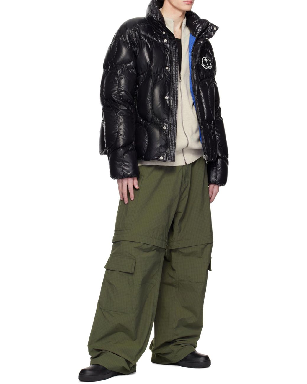 Moncler Black X Palm Angels Haunani Down Jacket for men