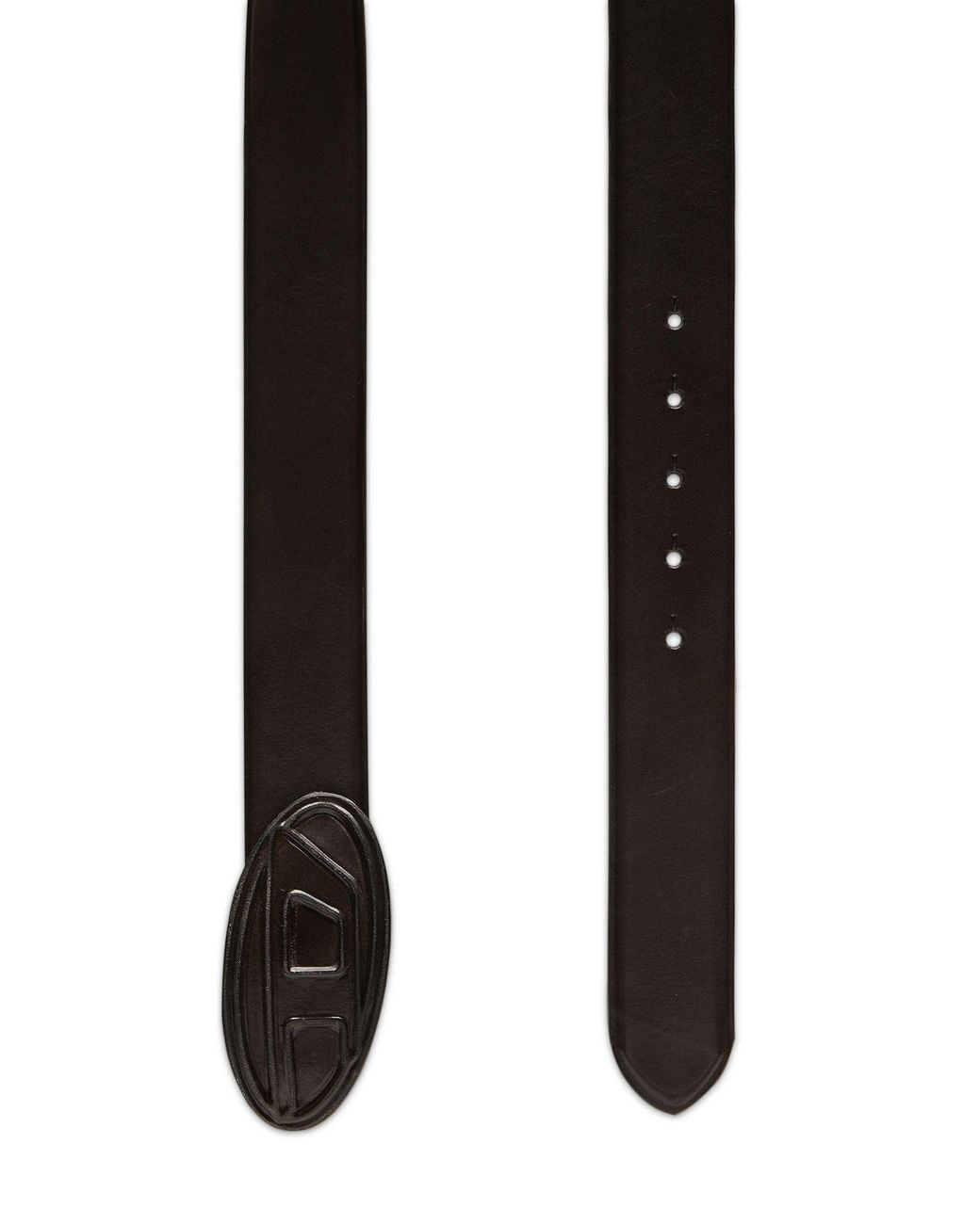 DIESEL Multicolor B-1Dr Scratch Leather Belt for men