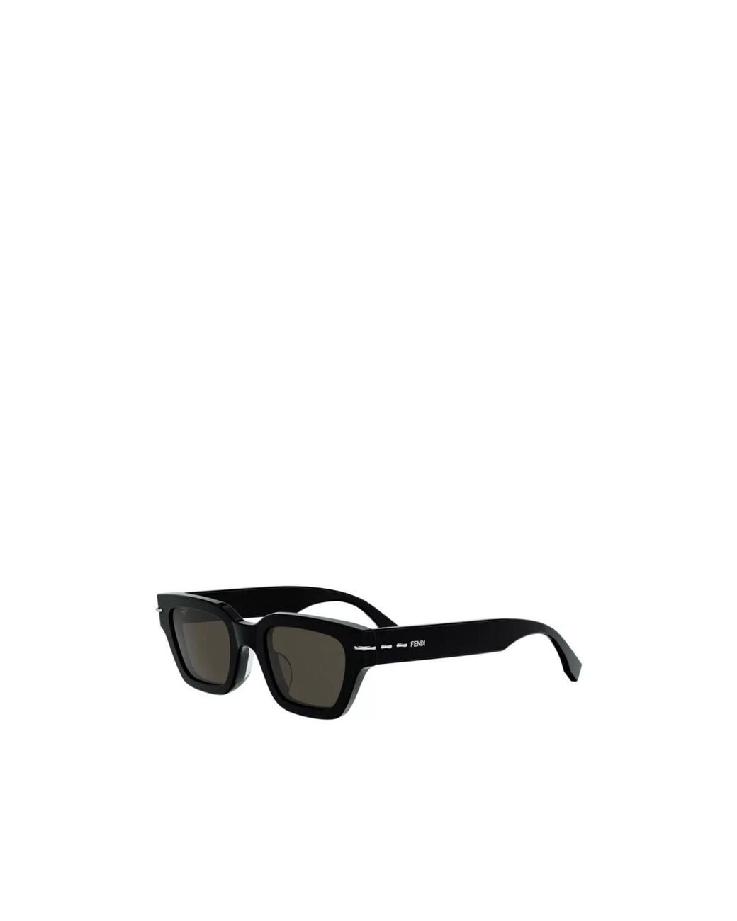 Fendi Black Eyewear Square Frame Sunglasses for men
