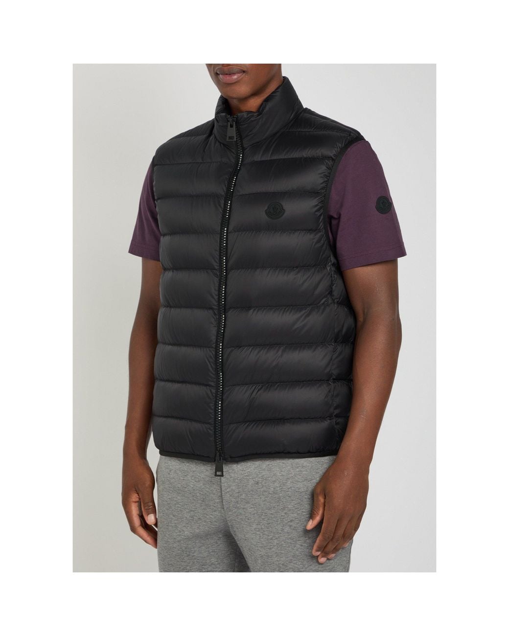 Moncler Black Lightweight Warm Jacket for men