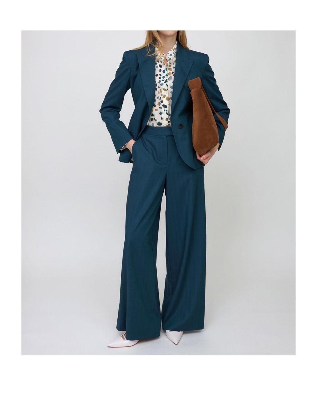 Marella Blue Belted Jacket
