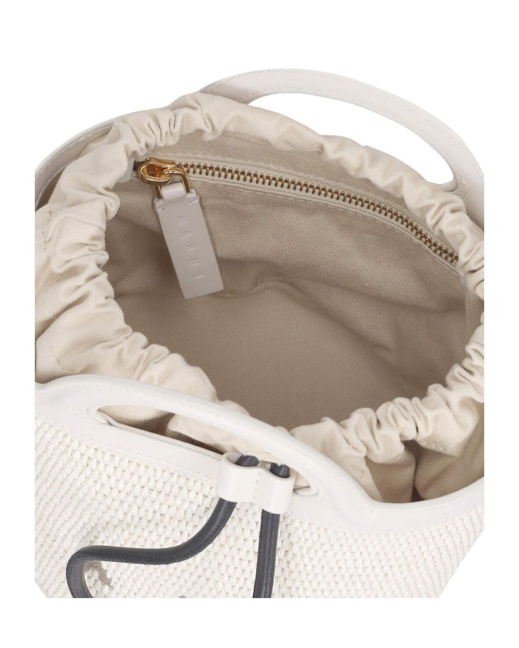 Marni Natural Tropicalia Small Bucket Bag