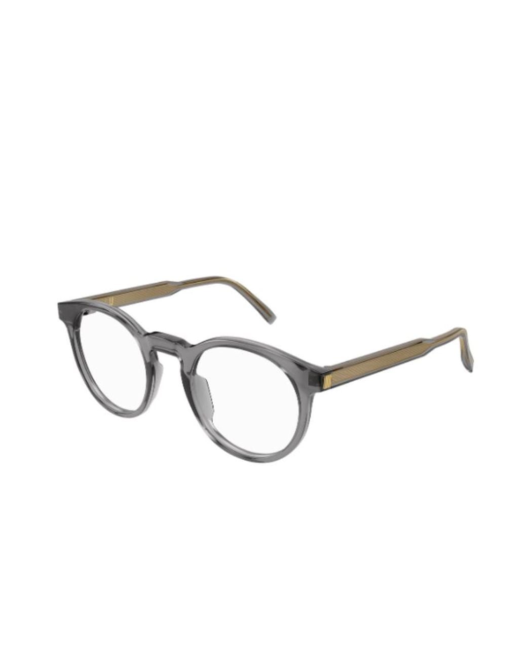 Dunhill White Metallic-Finish Round-Frame Glasses for men