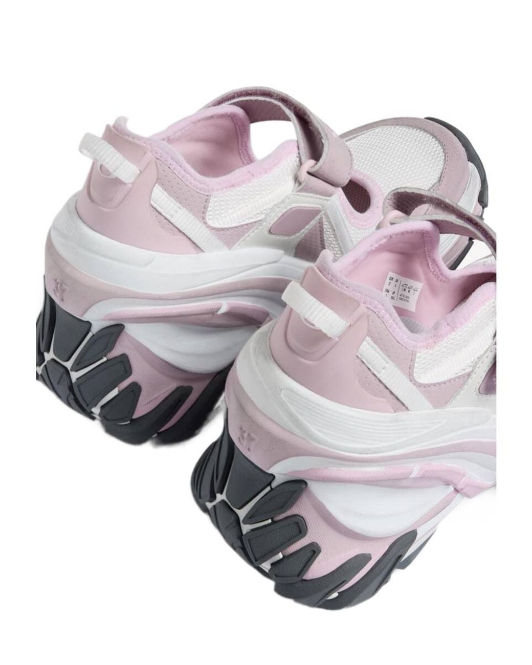 Balenciaga Gray Hydra Mary Jane Sneakers