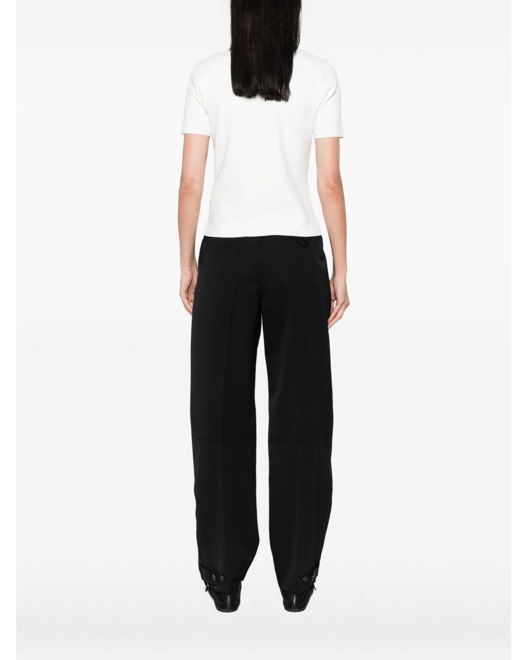 Max Mara White Adelio Crewneck Short-Sleeved T-Shirt