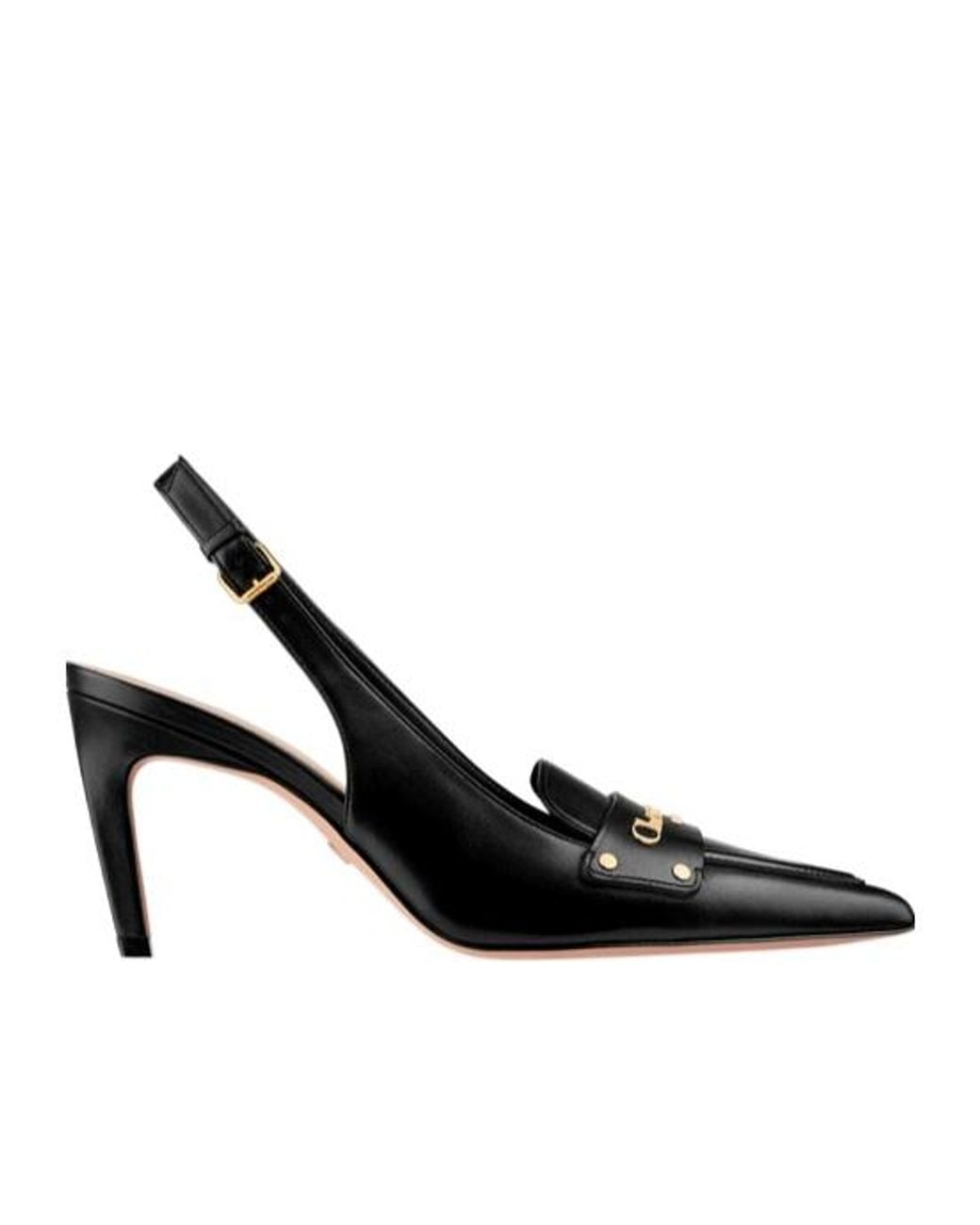 Dior Black Christian Boy Decolleté Slingback Pumps