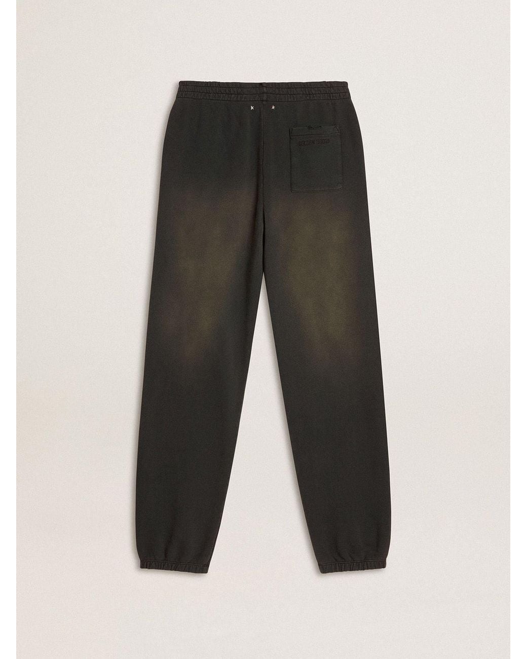 Golden Goose Deluxe Brand Gray Drawstring Track Pants for men
