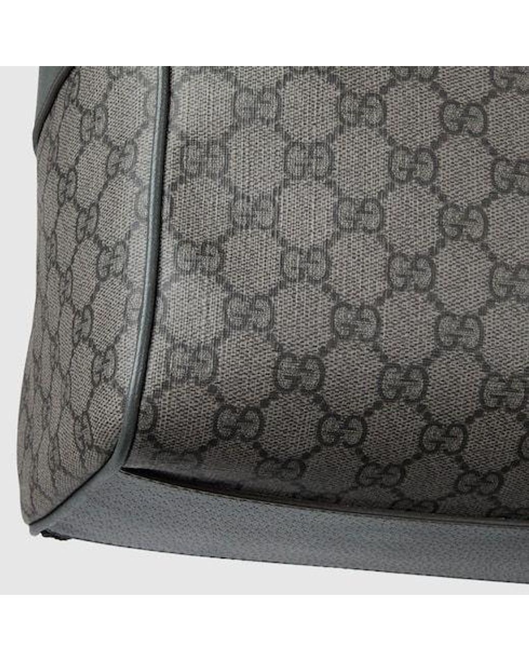 Gucci Gray Ophidia Monogrammed Medium Backpack for men