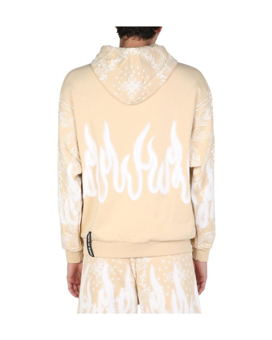 Vision Of Super Natural Printed Drawstring Hoodie for men
