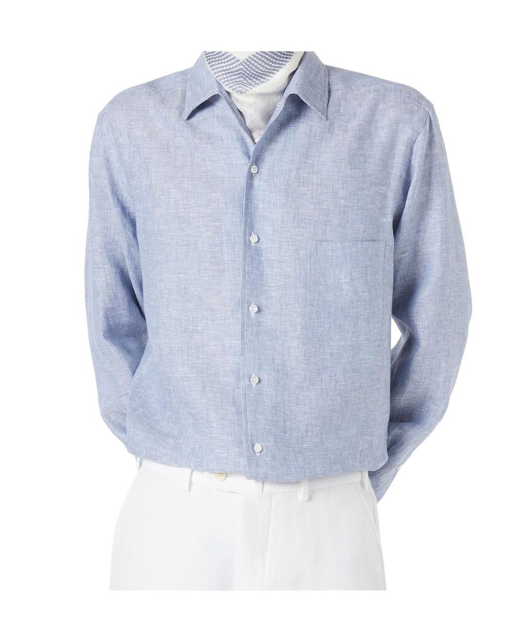 Loro Piana Blue André Shirt for men