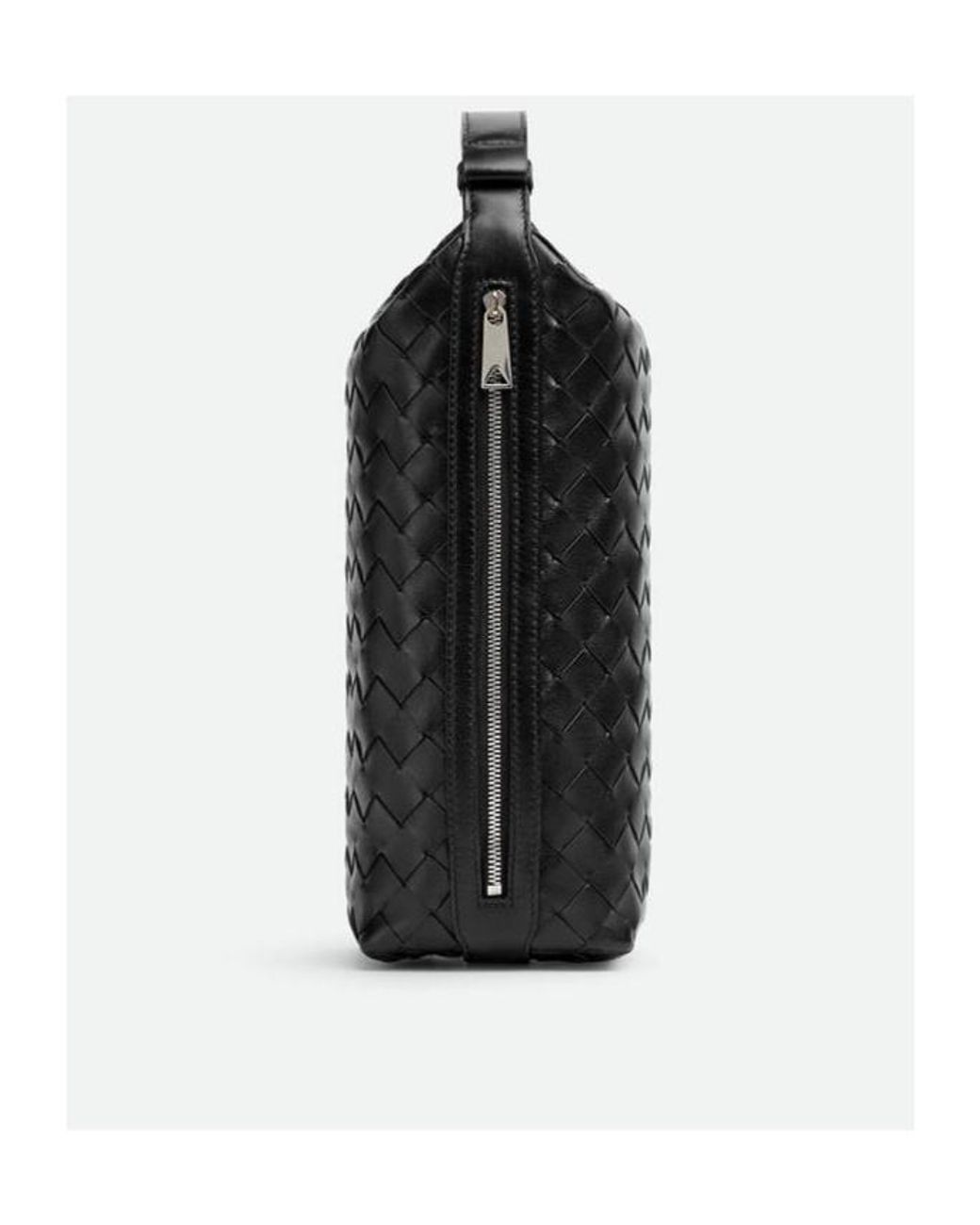 Bottega Veneta Black Intrecciato Vertical Wallace for men
