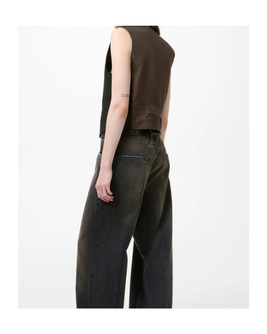 Our Legacy Black Base Waistcoat Top