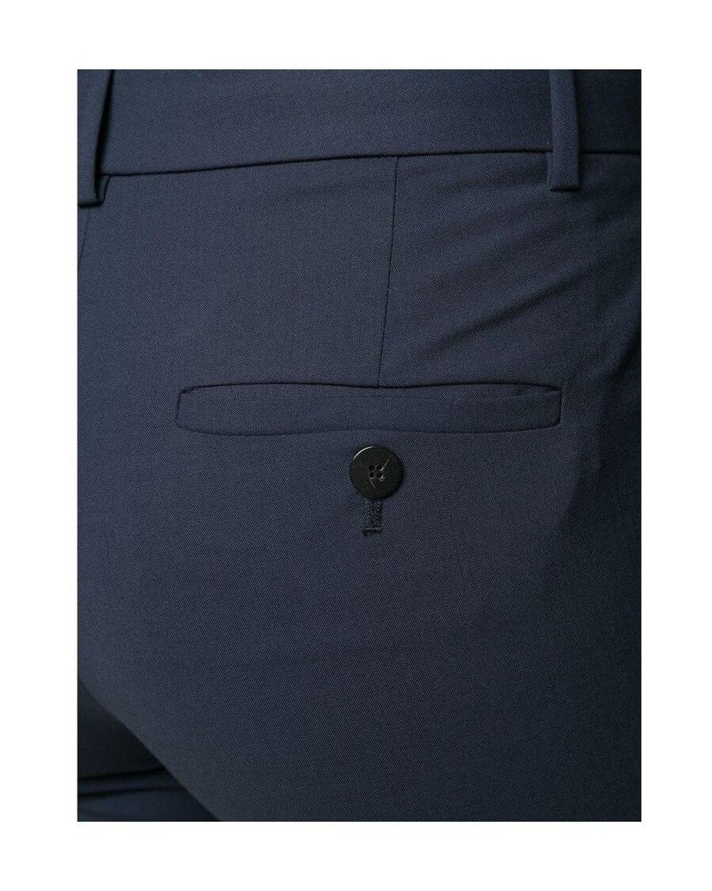Theory Black Treeca Cropped Pants