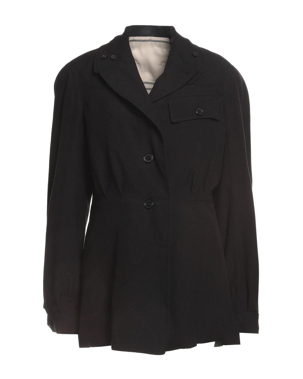 Maison Margiela Black Plaid Casual Jacket