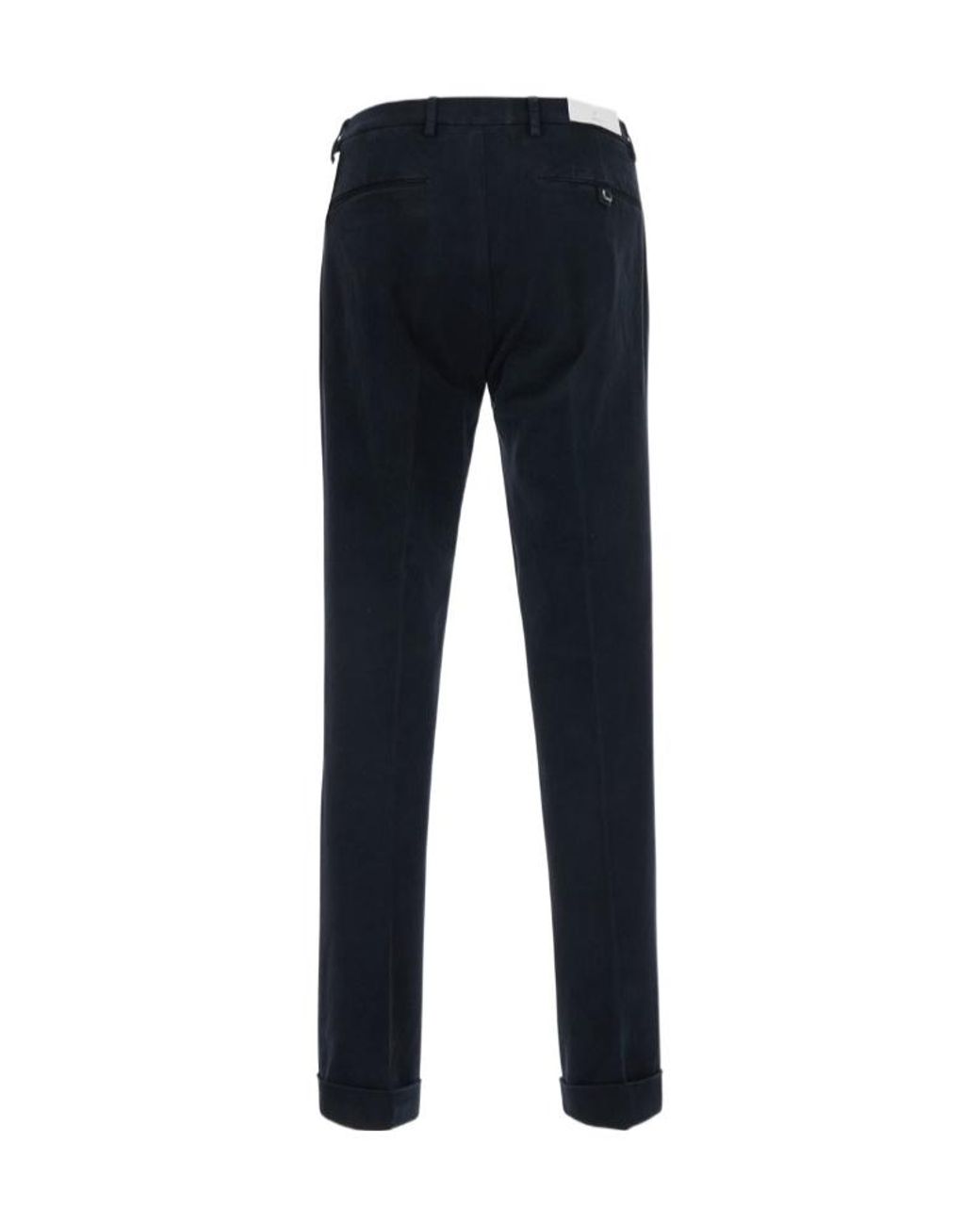 Michael Coal Blue Belted Regular-Fit Pants for men