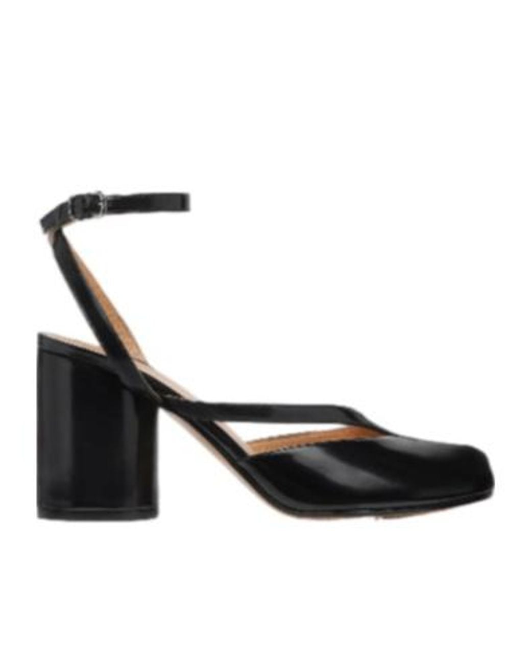 Maison Margiela Black Tabi Slingback Pumps