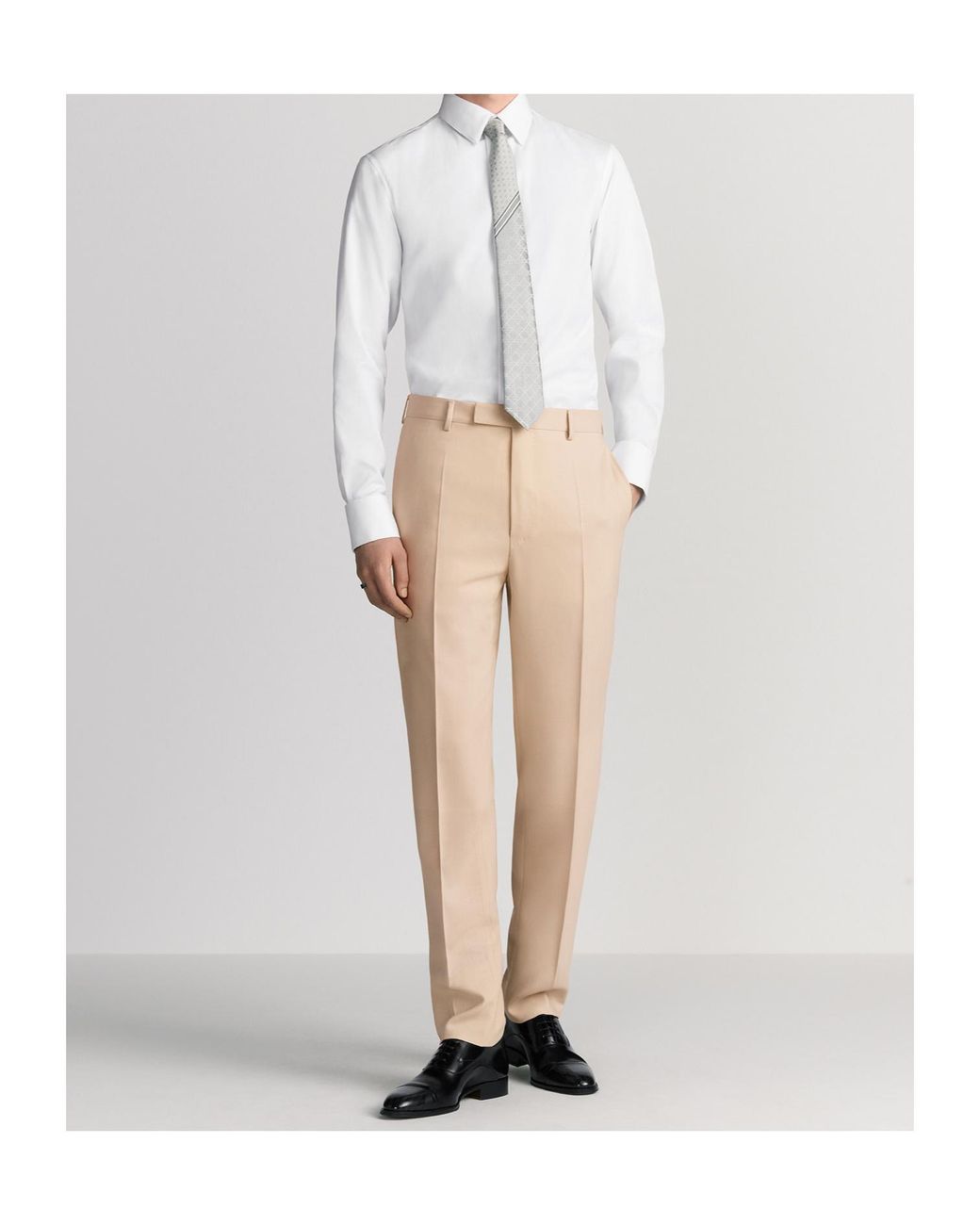 Dior White Shirt With French Cuffs for men