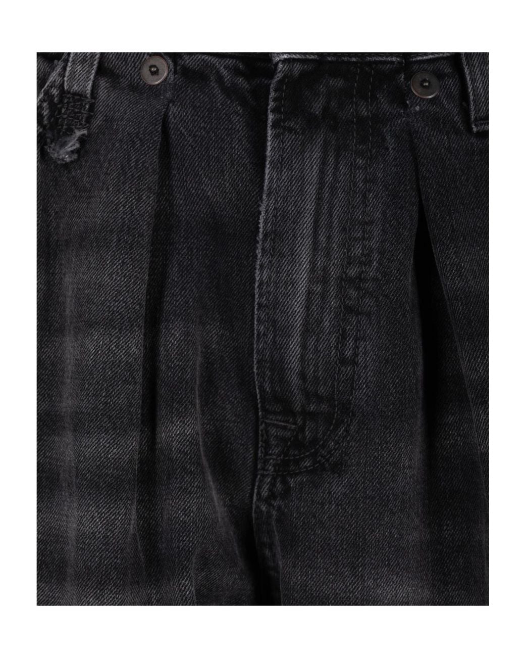 R13 Black Jeans With Belt Loops