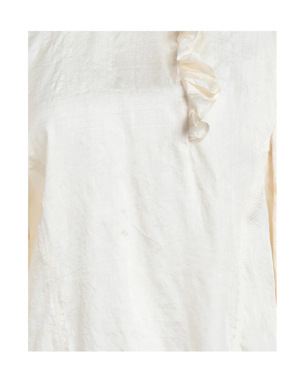 Isabel Marant White Plain Colour Top