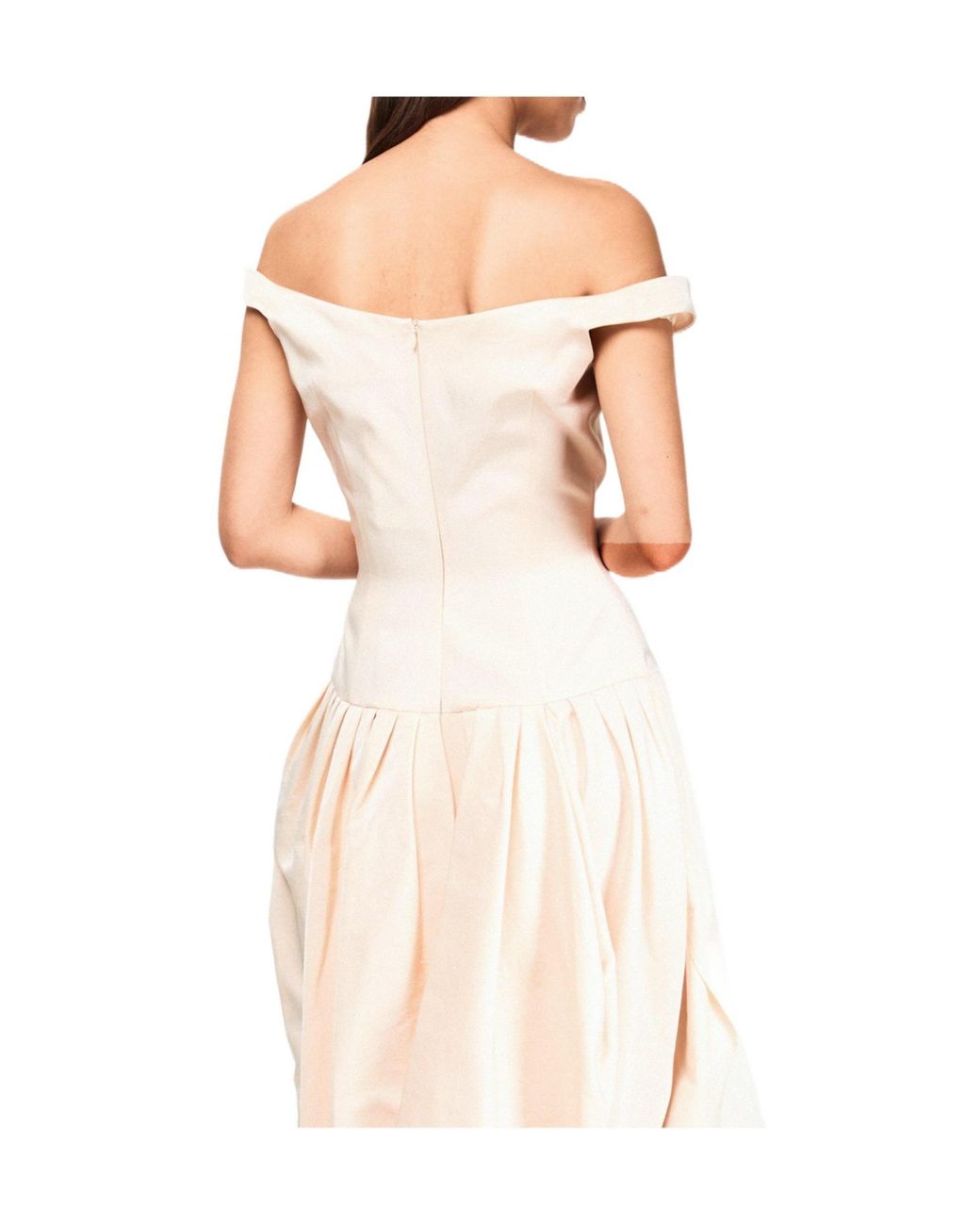 Magda Butrym White Long Maxi Dress