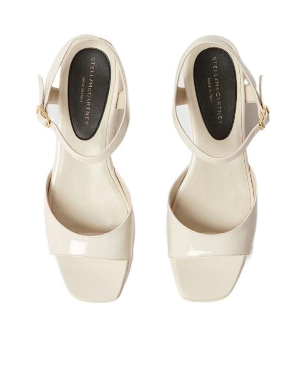 Stella McCartney Natural Elyse Platform Heeled Sandals