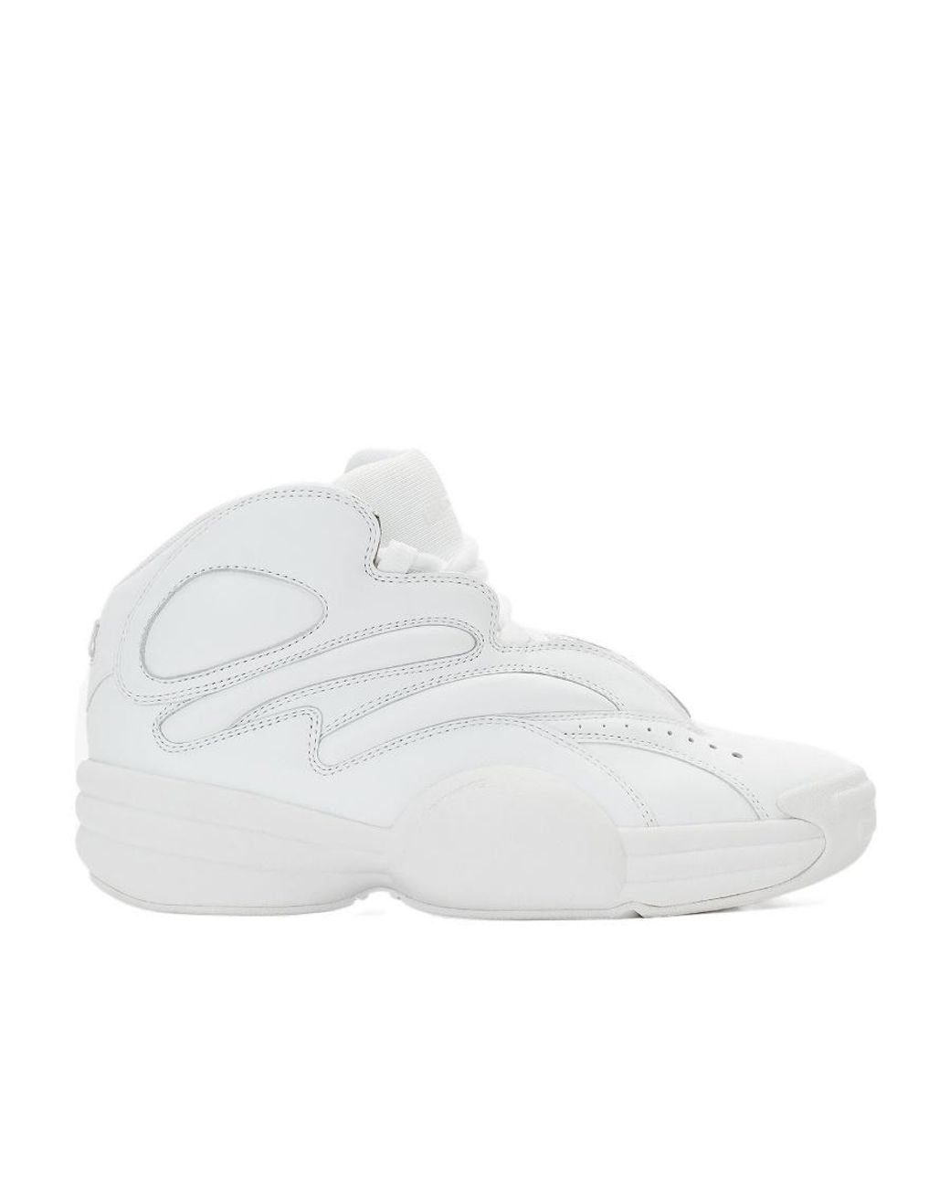 Alexander Wang White Hoop Lace-Up Sneakers