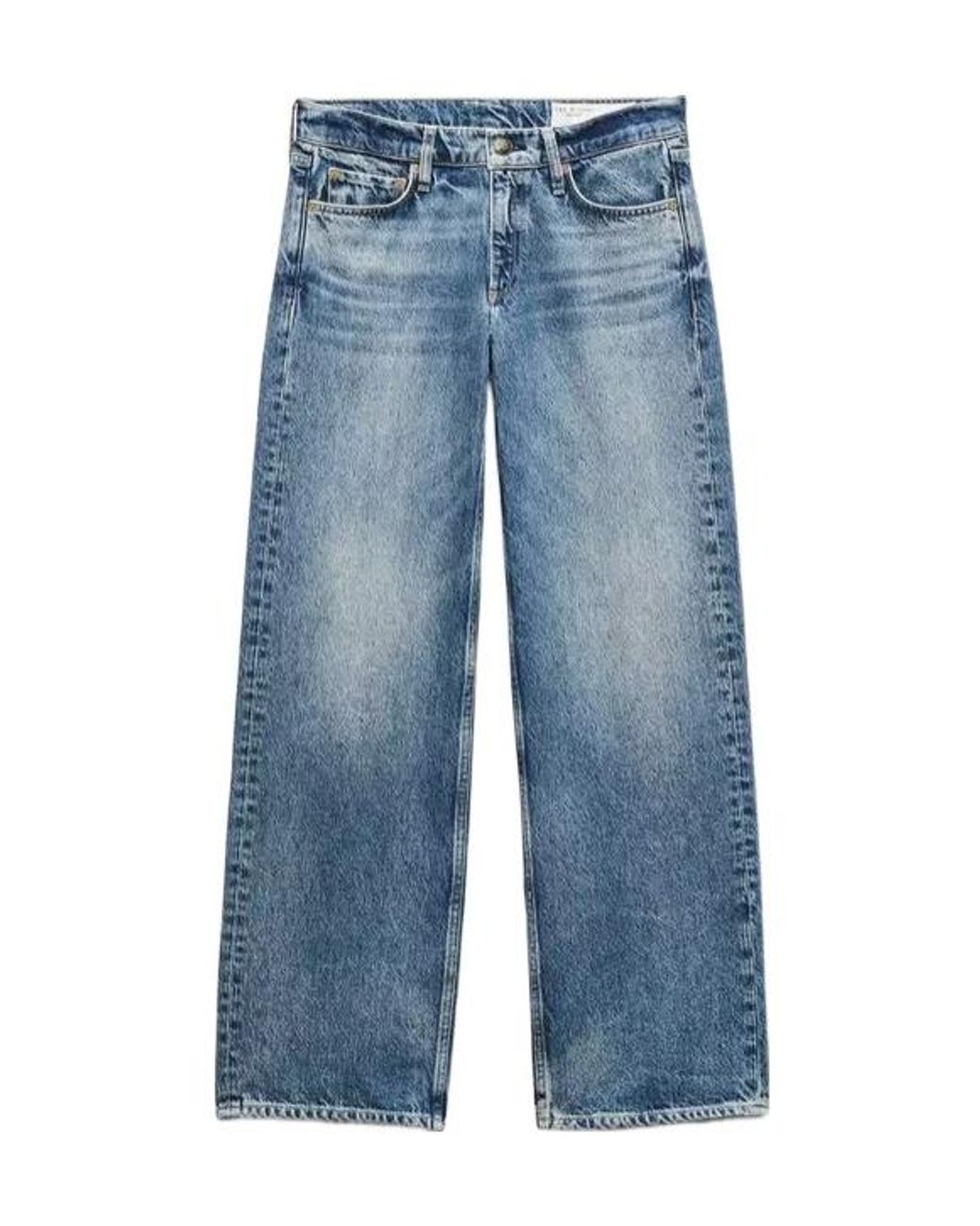 Rag & Bone Blue Straight Jeans