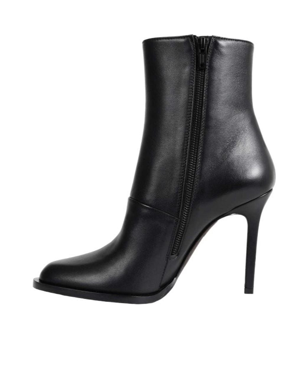 Ann Demeulemeester Black Melynappa Plonge Leather Pumps